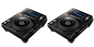 Multi-Player Pioneer XDJ-1000 MKII-Set, 2 x Pioneer XDJ-1000 MKII