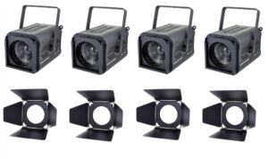 Theater-Scheinwerfer-Set, 4 x DTS Scena S650/1000, 1.000W
