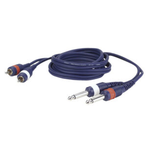 Verkauf - Cinch <=> Klinke 6,3mm Kabel, 3m, FL233