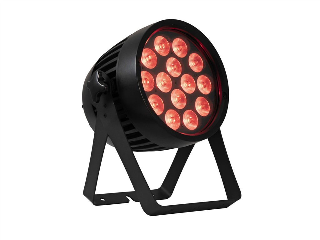 LED-Scheinwerfer Akku IP PAR-14 HCL, Outdoor IP65 wasserfest, 14 x 10Watt LED, QuickDMX, kabellos – Bild 4