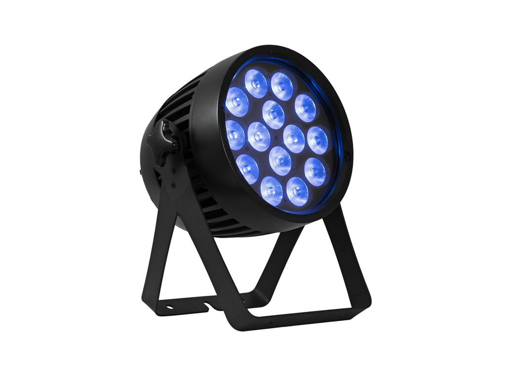LED-Scheinwerfer Akku IP PAR-14 HCL, Outdoor IP65 wasserfest, 14 x 10Watt LED, QuickDMX, kabellos – Bild 5