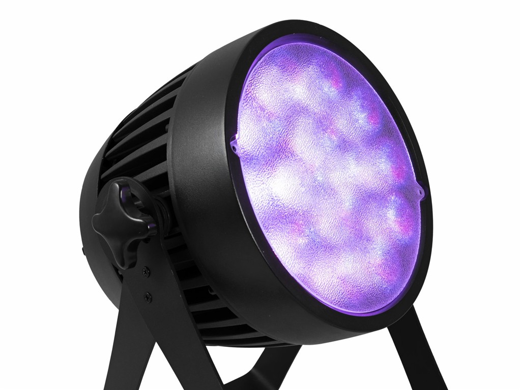 LED-Scheinwerfer Akku IP PAR-14 HCL, Outdoor IP65 wasserfest, 14 x 10Watt LED, QuickDMX, kabellos – Bild 10