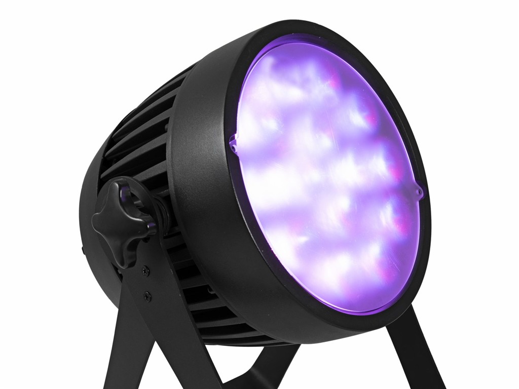 LED-Scheinwerfer Akku IP PAR-14 HCL, Outdoor IP65 wasserfest, 14 x 10Watt LED, QuickDMX, kabellos – Bild 11