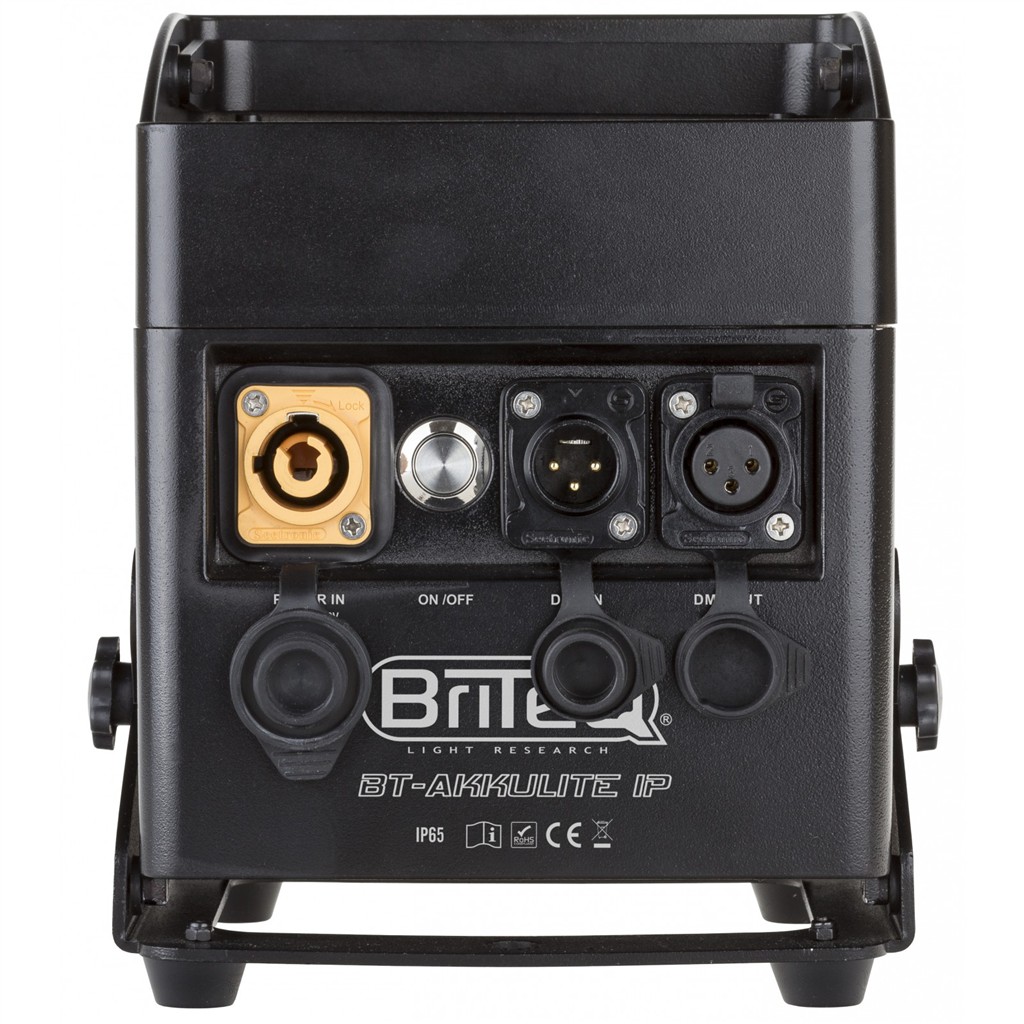 LED-Scheinwerfer BT-AKKULITE IP, Outdooor IP65 wasserfest, 6 x 10Watt LED, W-DMX, kabellos – Bild 5