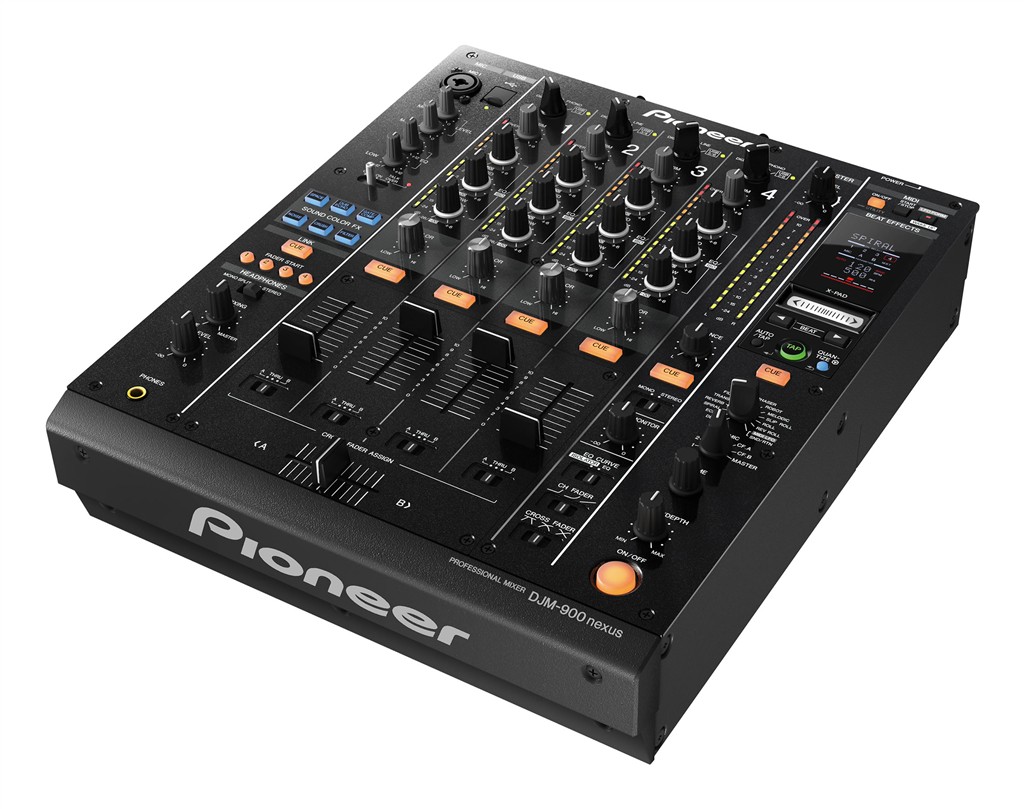 Mischpult Pioneer DJM-900 NXS, 4-Kanäle, 2 x Mic, 6 x Line, 2 x Phono