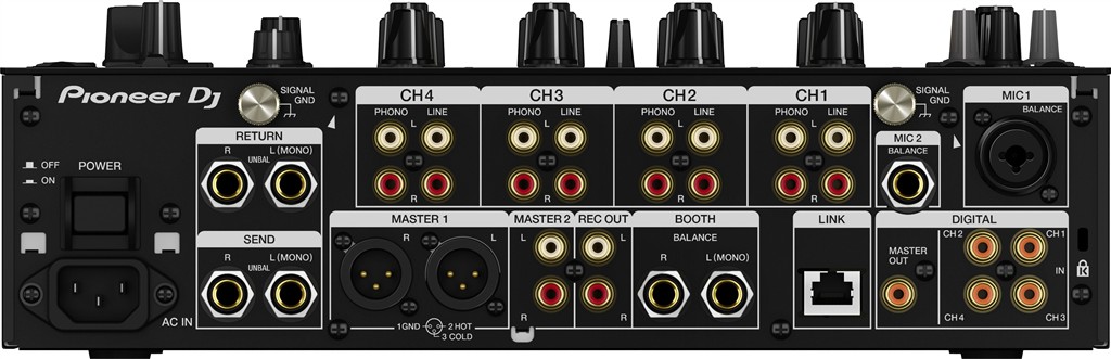 Mischpult Pioneer DJM-900 NXS2, 4-Kanäle, 2 x Mic, 5 x Line, 3 x Phono – Bild 4
