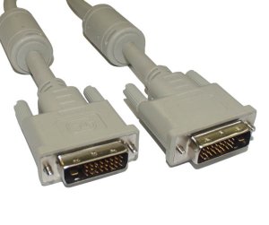 DVI-Kabel, 1m (Farbcode Grau)
