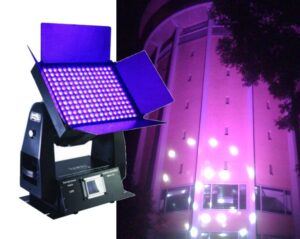 Fassadenscheinwerfer, 180 x 3W RGB LED, Outdooor IP65 wasserfest