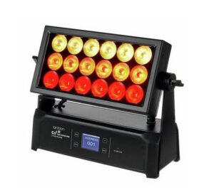 LED-Fluter, Ignition Co6 V2, Outdooor IP65 wasserfest, 18 x 15Watt RGBW LED, W-DMX
