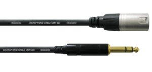 Klinke 6,3mm (m) <=> XLR (m) Kabel, 3m