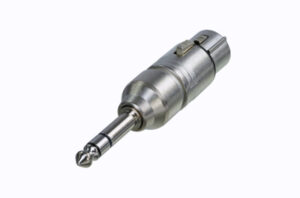 Klinke-XLR Adapter, Klinke 6,3mm (m) <=> XLR (f), Neutrik