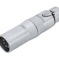 XLR-Adapter, 5-Pol (m) <=> 3-Pol (f), Neutrik