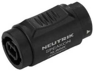 Speakon-Verbinder, 4-Pol (f/f), Neutrik
