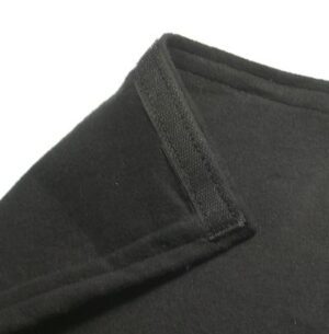 Podestverkleidung, 4m x 0,40m, schwarz, DIN-4102 B1, schwer entflammbar