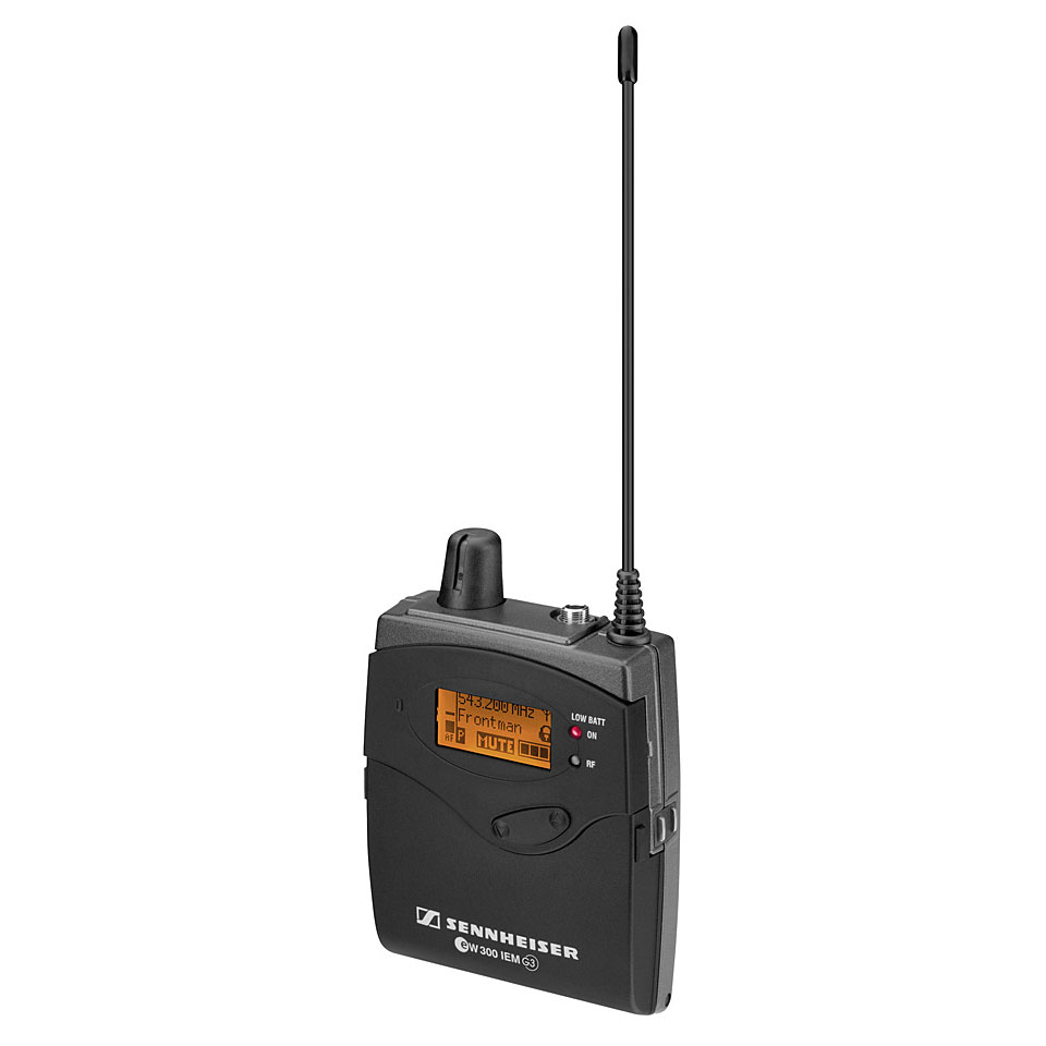 In-Ear Monitor Sennheiser EW 300 IEM G3, E-BAND, 2 x In-Ear-Hörer & Taschenempfänger, inkl. Sendestation – Bild 6