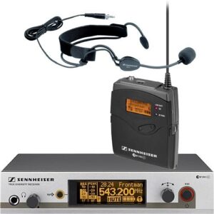 Funkmikrofon Sennheiser EW 352 G3, E-BAND, 1 x Nackenbügelmikrofon & Taschensender, inkl. Empfängerstation