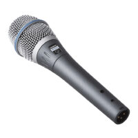 Mikrofon Shure Beta-87A, Gesang