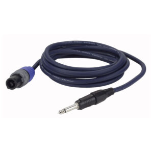 Speakon-Klinke-Kabel, 3m, Speakon (m) <=> Klinke 6,3mm  (m)