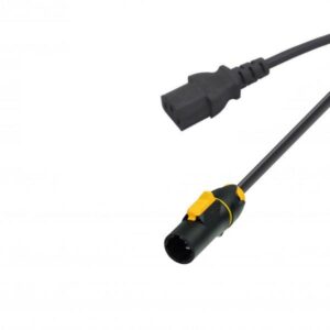 Powercon-True1 (m) <=> Kaltgeräte-Kabel (f), 2m
