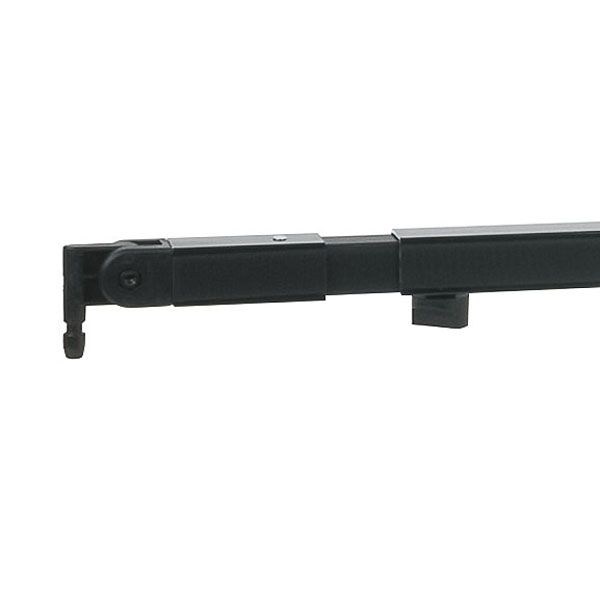 Wentex Pipes & Drapes Erweiterungssystem-Set, 3m breit, 4m lang, schwarz, DIN-4102 B1, schwer entflammbar – Bild 5
